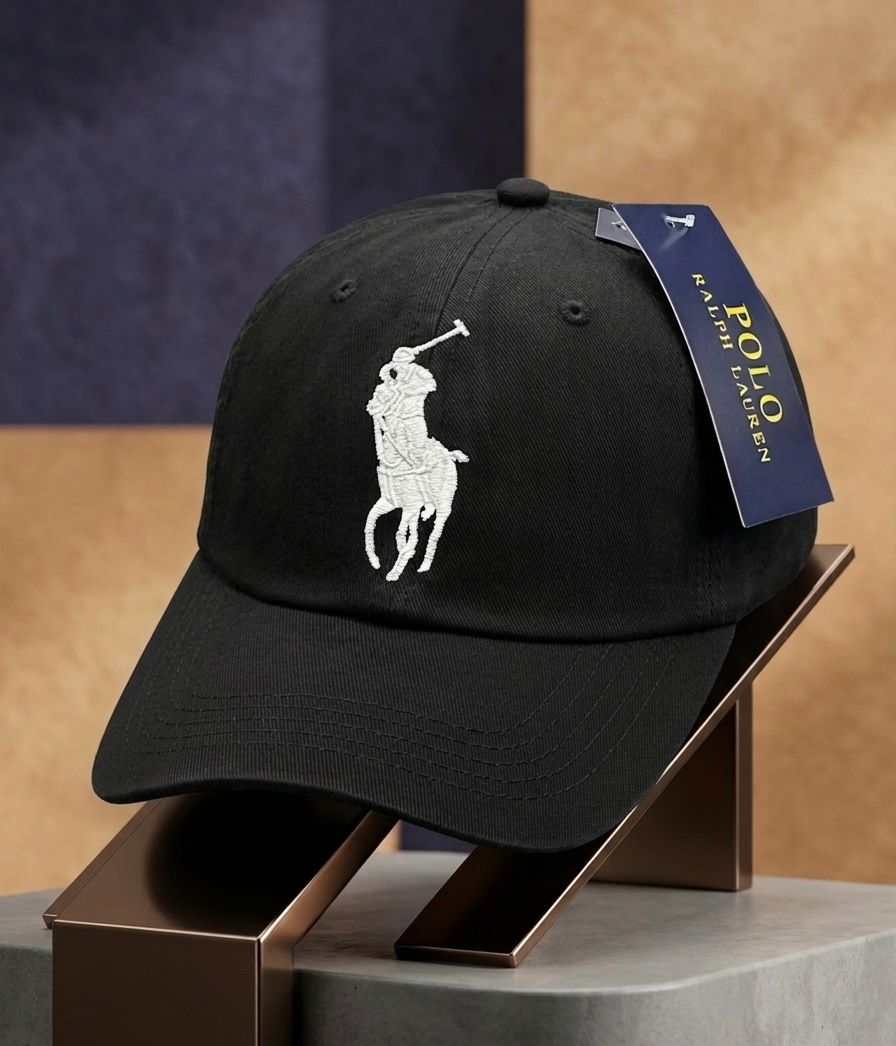 Original US Polo Black Cap – Classic Adjustable Sports Cap Pakistan