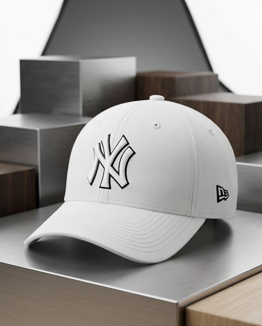 NY Classic White Cap – Premium Streetwear Edition