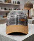 Heritage Series: Textured Plaid Designer Cap