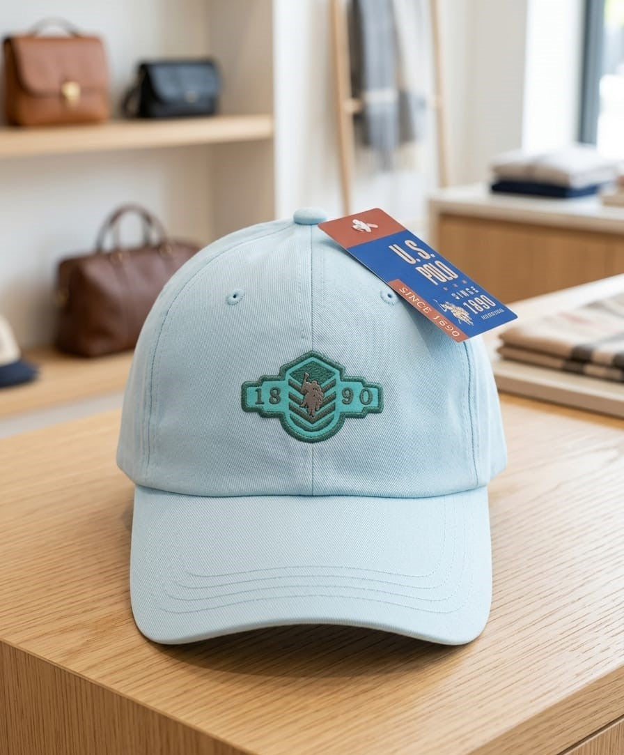 US Polo Frost Blue Heritage Cap