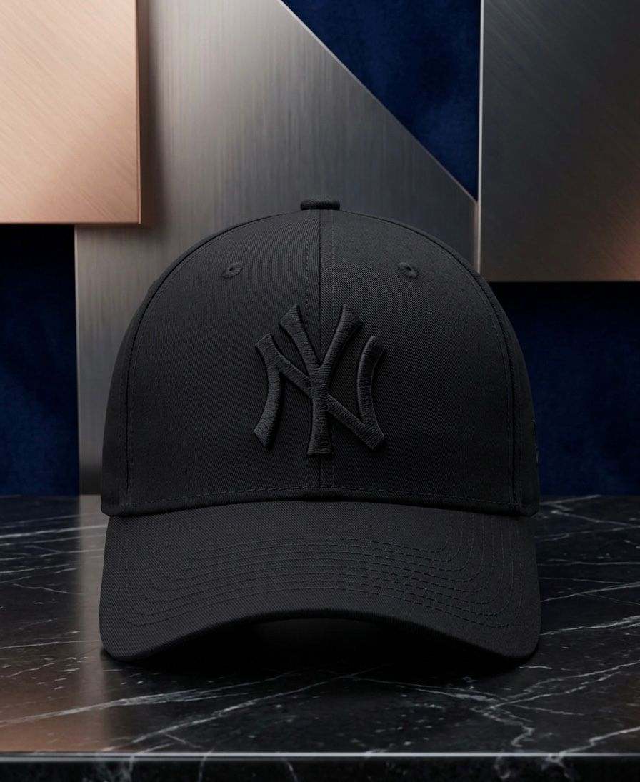 NY Signature Black Cap – Luxury Everyday Wear
