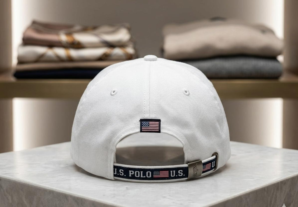 U.S. Polo Classic White Cap