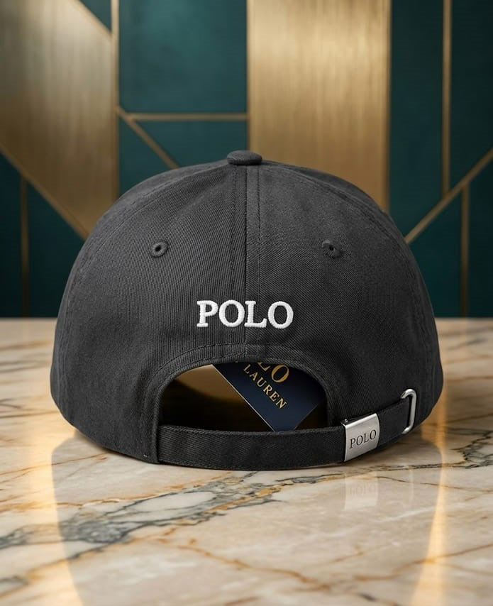 Original US Polo Black Cap – Classic Adjustable Sports Cap Pakistan