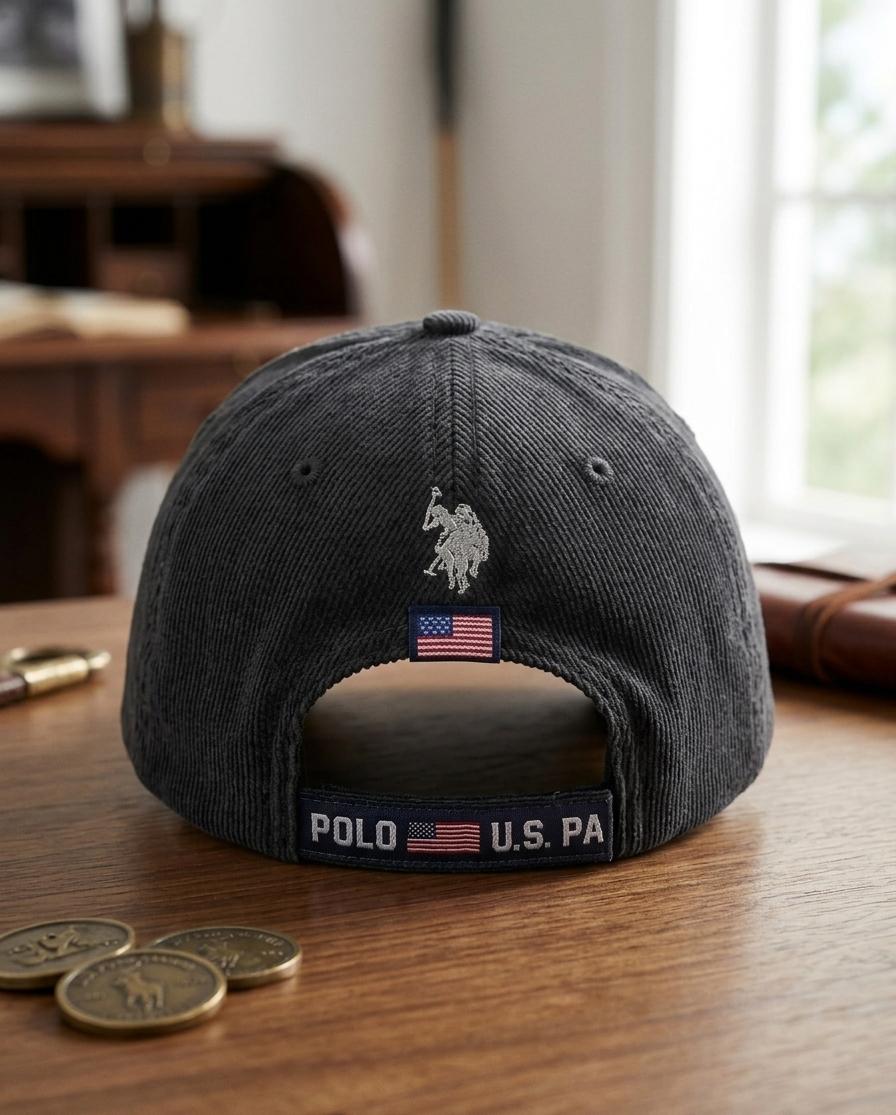 US Polo Midnight Grey Classic Cap