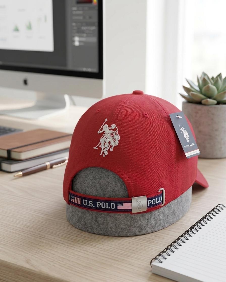 US Polo Scarlet Classic Cap