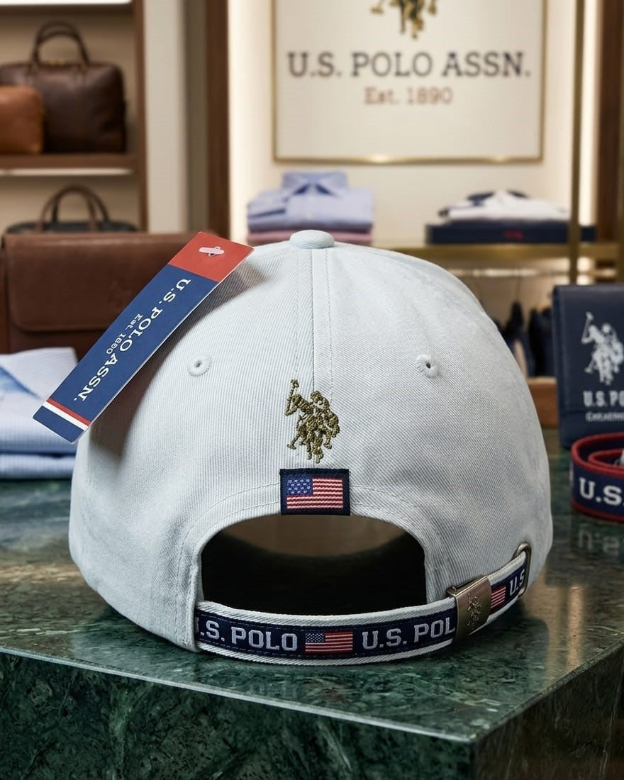 US Polo Frost Blue Heritage Cap
