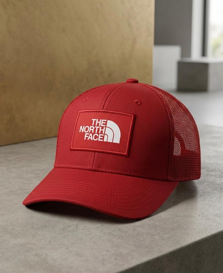 Premium Imported North Face Cap — Red Edition