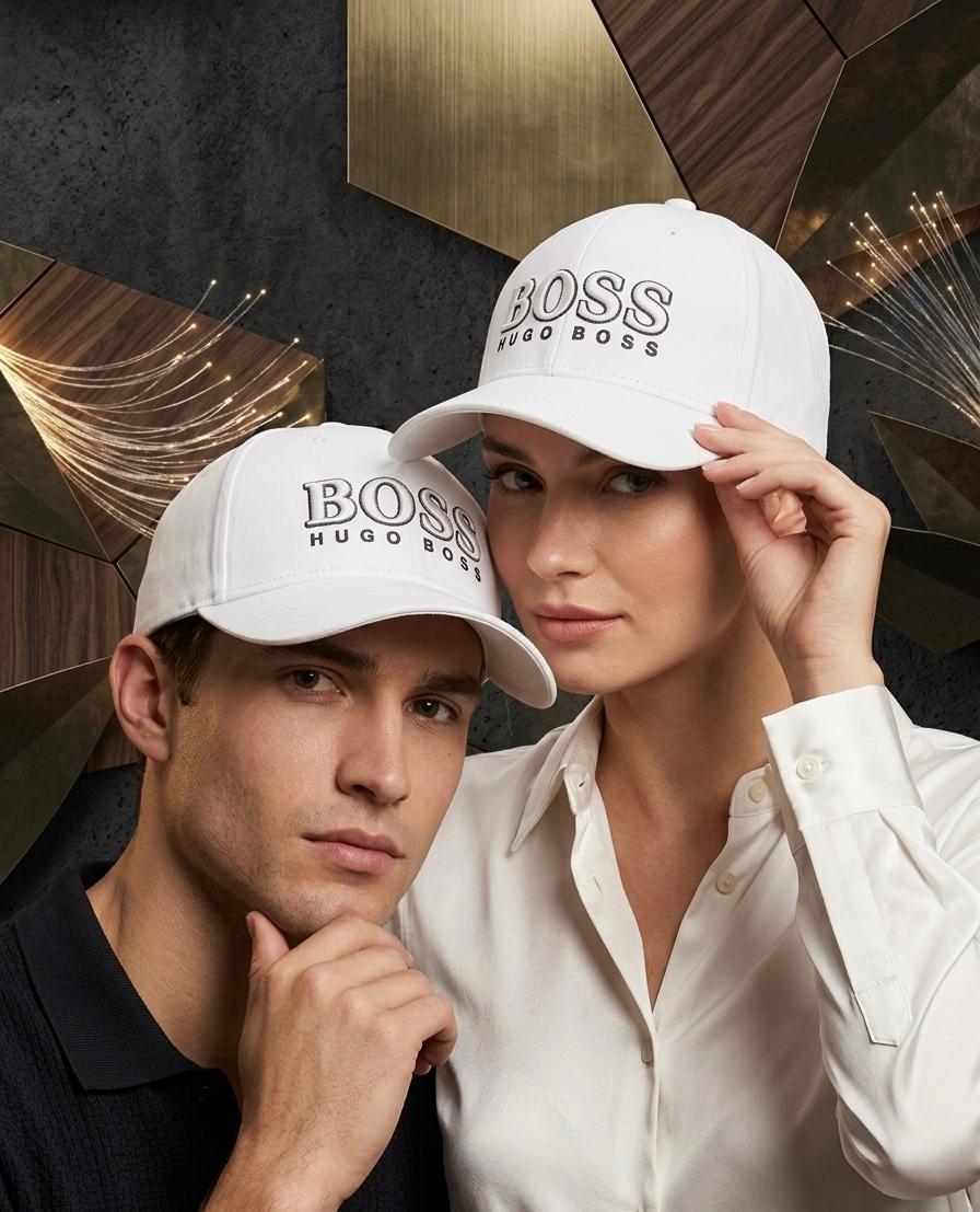 Boss Signature White Cap
