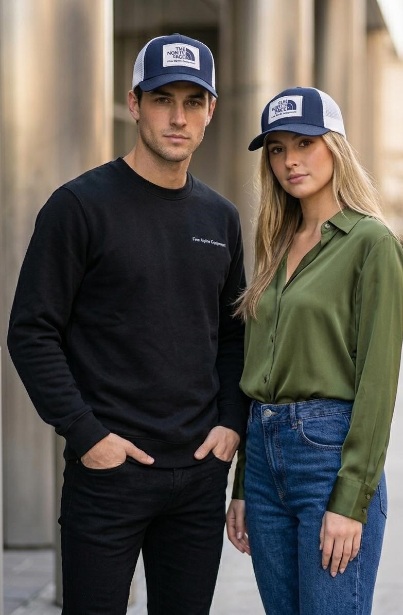 Skyline Edge Blue White Cap – Imported Branded Streetwear Cap Pakistan