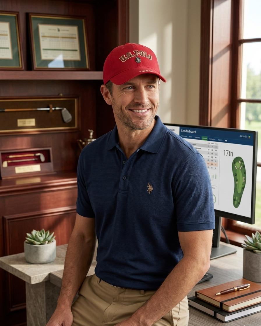 US Polo Scarlet Classic Cap