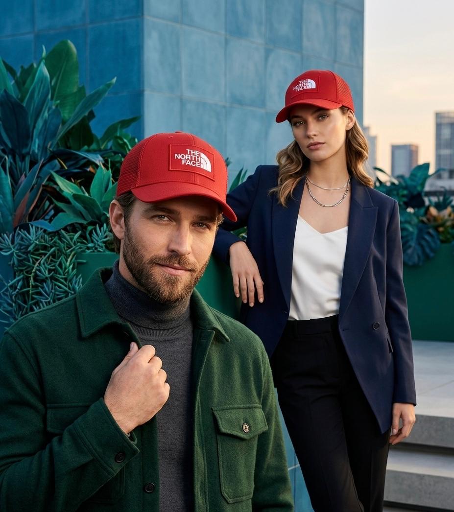 Premium Imported North Face Cap — Red Edition