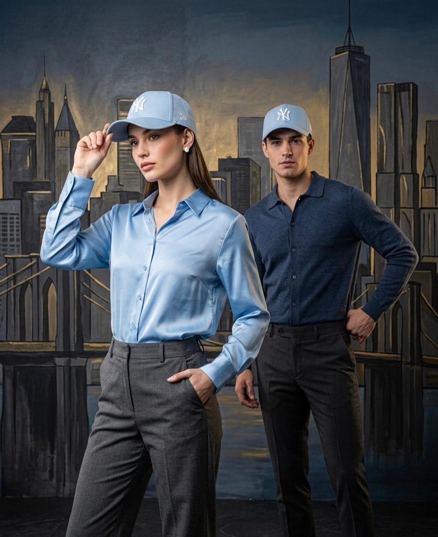 Premium Sky Blue NY Streetwear Cap
