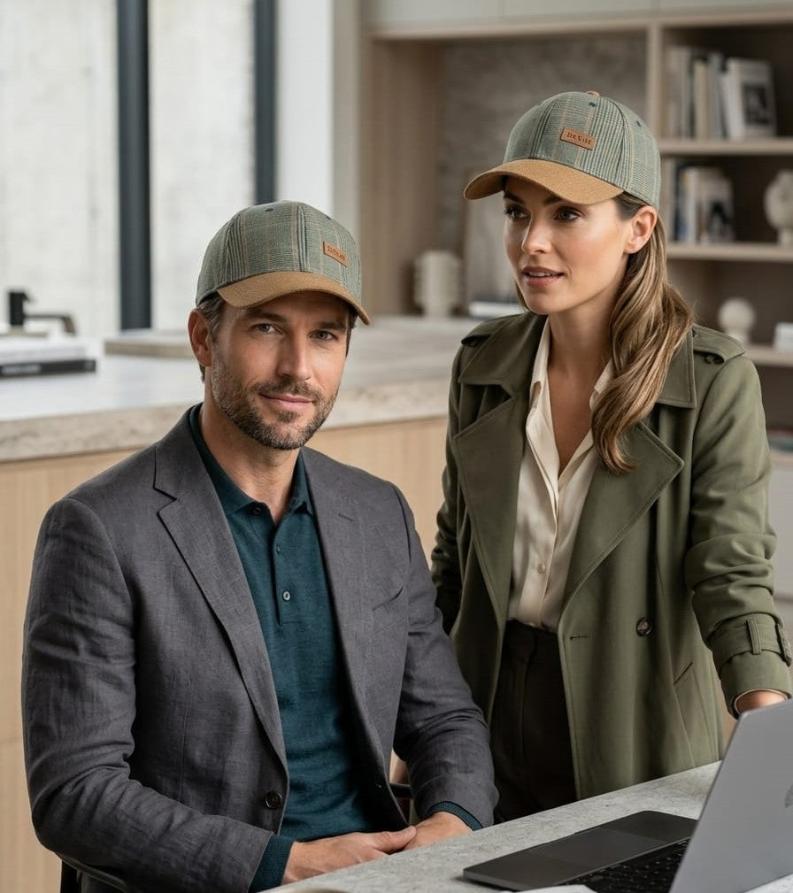 Urbanox Premium Plaid Cap – Earth Tone Edition