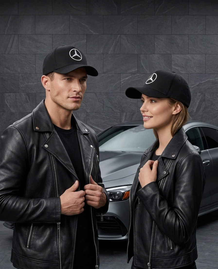 Mercedes Benz Black Cap – Imported Luxury Branded Adjustable Cap Pakistan