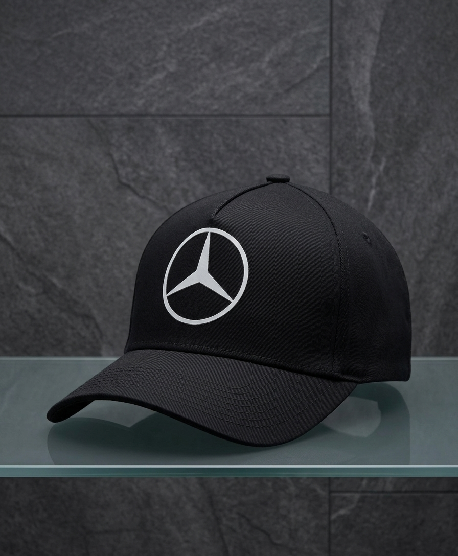 Mercedes Benz Black Cap – Imported Luxury Branded Adjustable Cap Pakistan