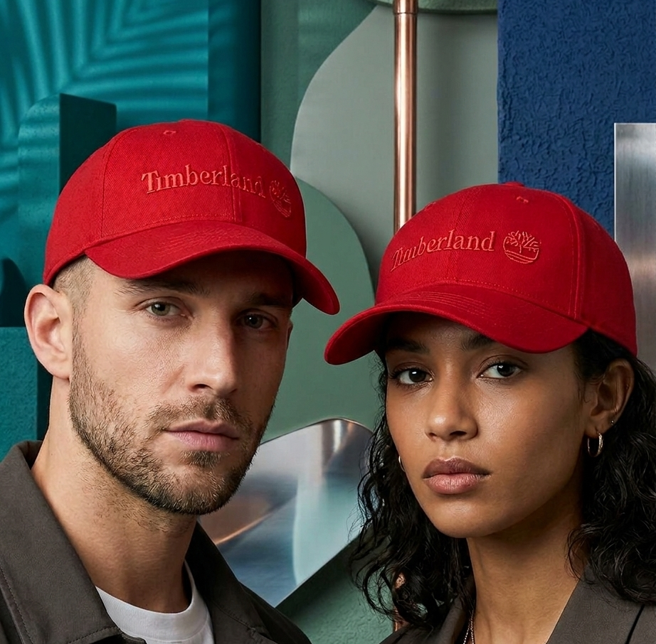 Original Timberland Red Cap Imported – Stylish Adjustable Cap for Men in Pakistan