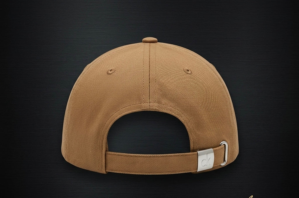 Urbanox CK Embroidered Casual Cap – Premium Khaki Unisex Hat