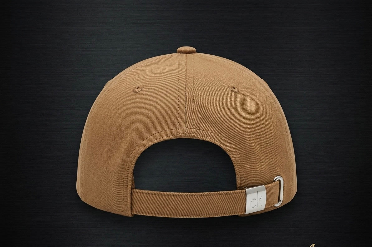 Urbanox CK Embroidered Casual Cap – Premium Khaki Unisex Hat