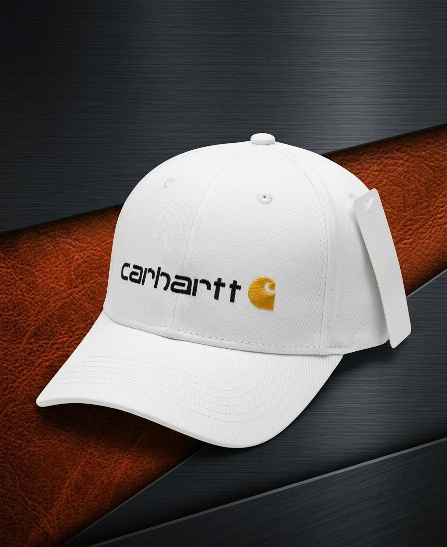 Urbanox Carhartt Premium Embroidered Cap – Crisp White Edition