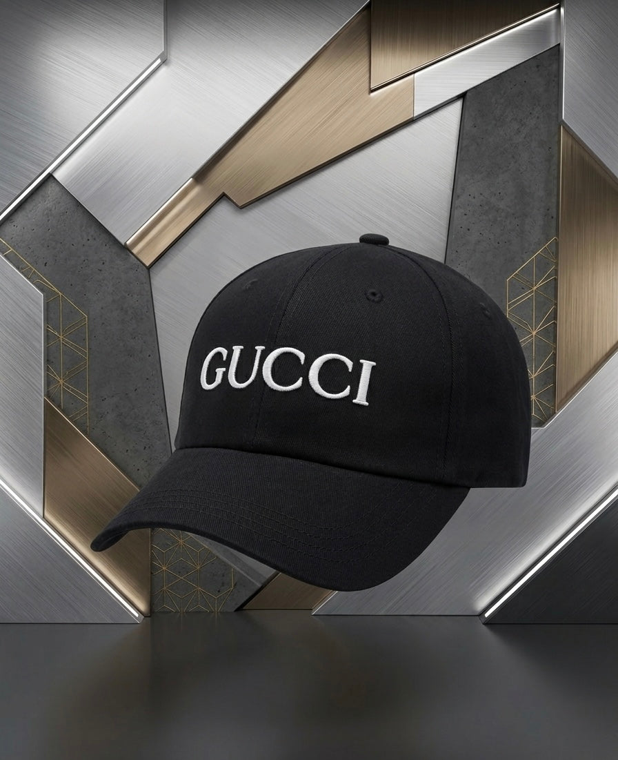 Premium "GUCCI" Embroidery Tee-Cap