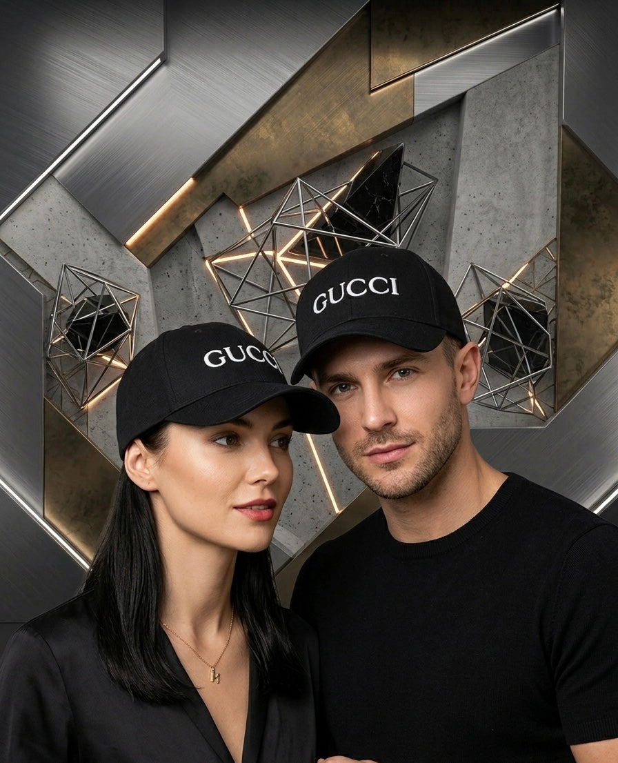 Premium "GUCCI" Embroidery Tee-Cap