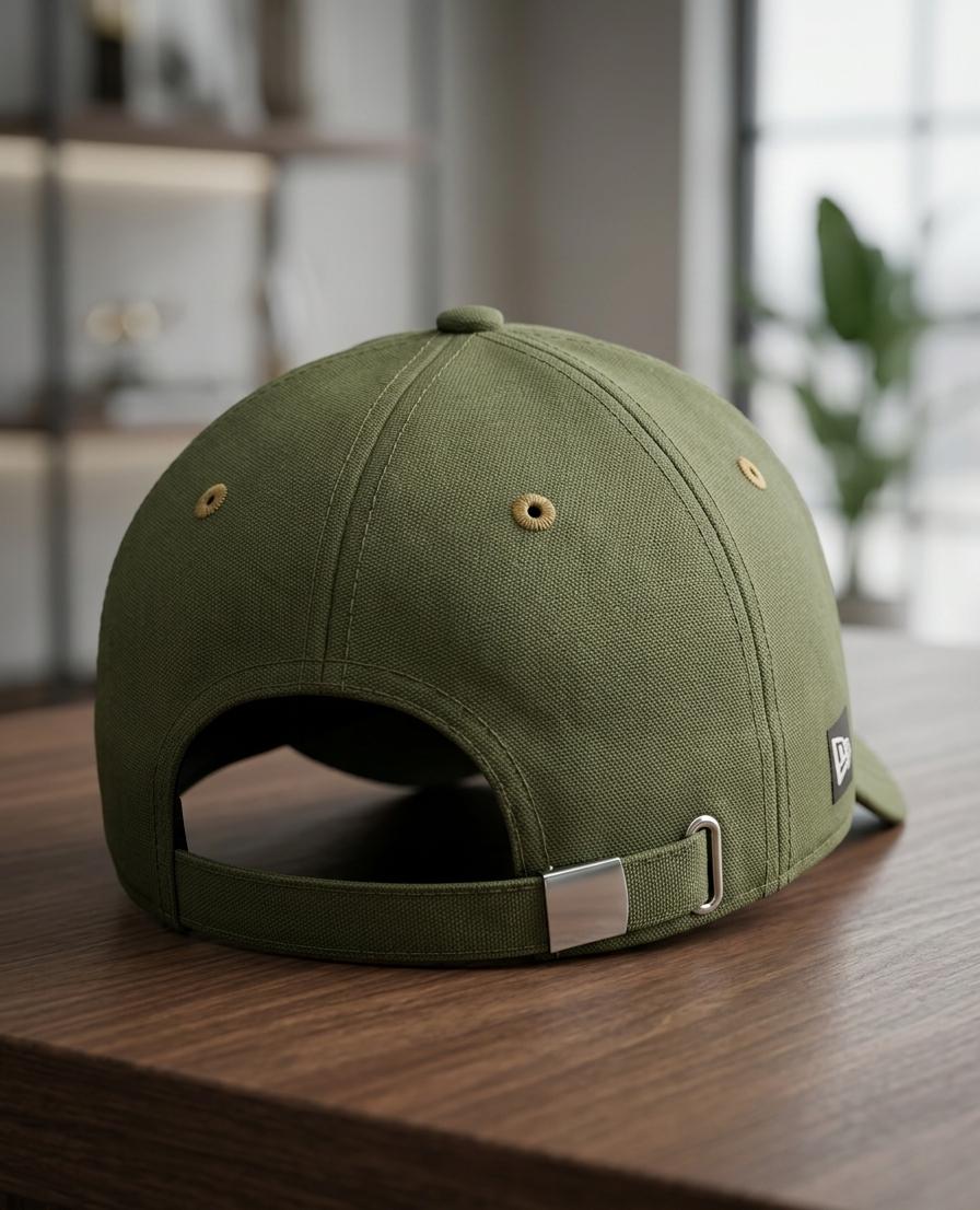 Timberland Premium Olive Green Adjustable Cap for Men & Women