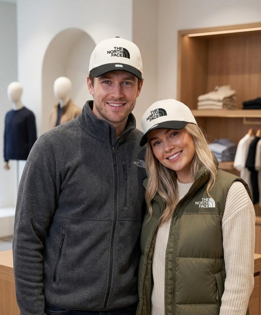 The North Face Embroidered Logo Snapback Cap