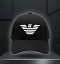 Emporio Armani Eagle Logo Baseball Cap – Black & White