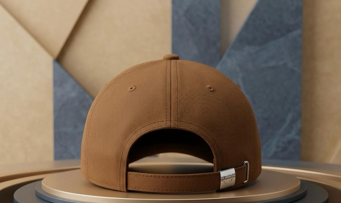 HUGO Red Logo Box Patch Cap – Brown / Camel