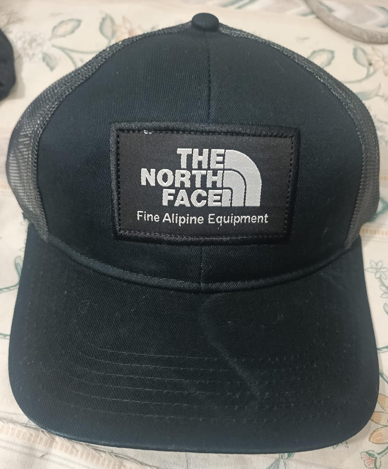 The North Face Fine Alpine Patch Trucker Cap – Black