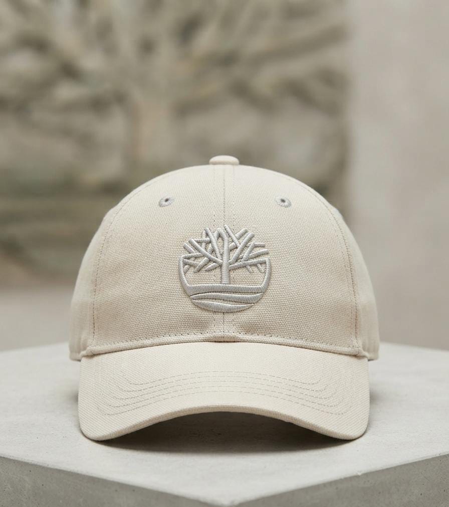 Classic Beige Tree Logo Timberland Cap