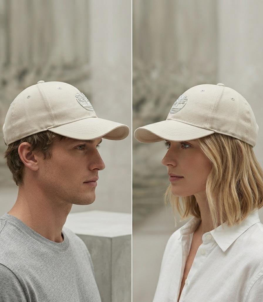 Classic Beige Tree Logo Timberland Cap