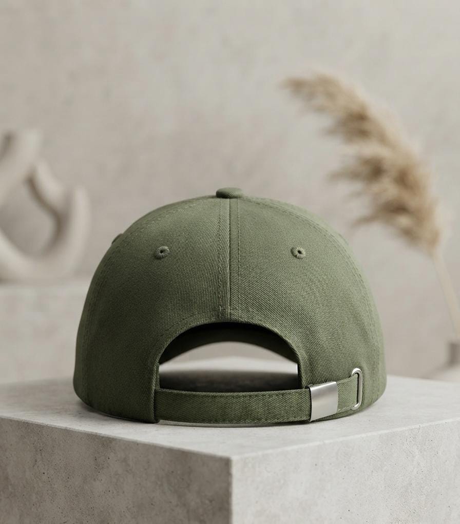 Timberland Olive Green Embroidered Cap