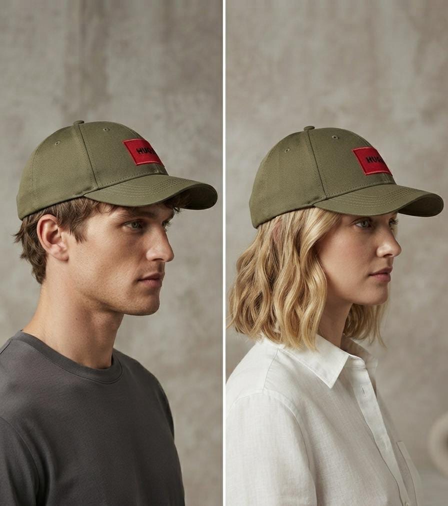 HUGO BOSS Red Box Logo Cap – Olive Green
