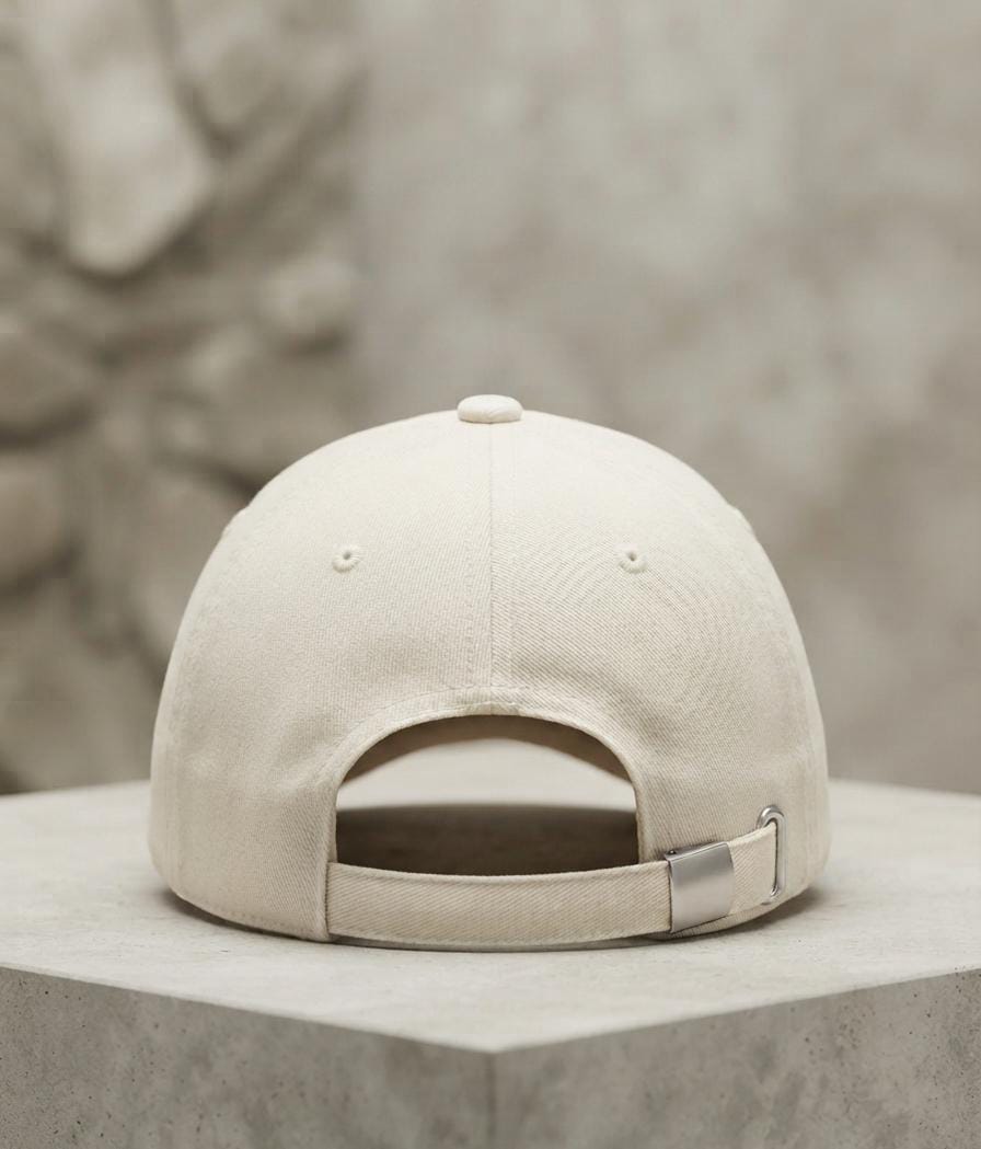 Classic LA Embroidered Beige Cap for Men & Women
