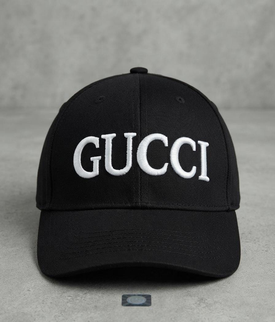 Gucci Style Black Baseball Cap – Premium Unisex Adjustable