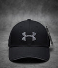 Under Armour Black Performance Baseball Cap | Adjustable Men's Sports Cap