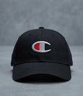 Champion Black Logo Baseball Cap for Men