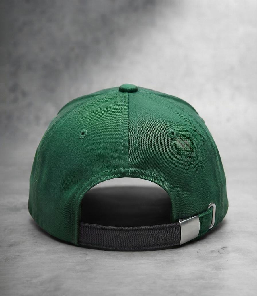 Premium BH Embroidered Green Cap – Adjustable Baseball Hat