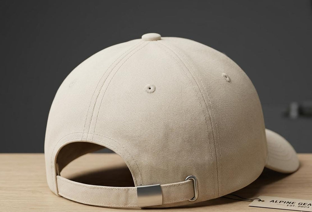 Hugo Premium Cotton Embroidered Unisex Cap – Off-White/Beige