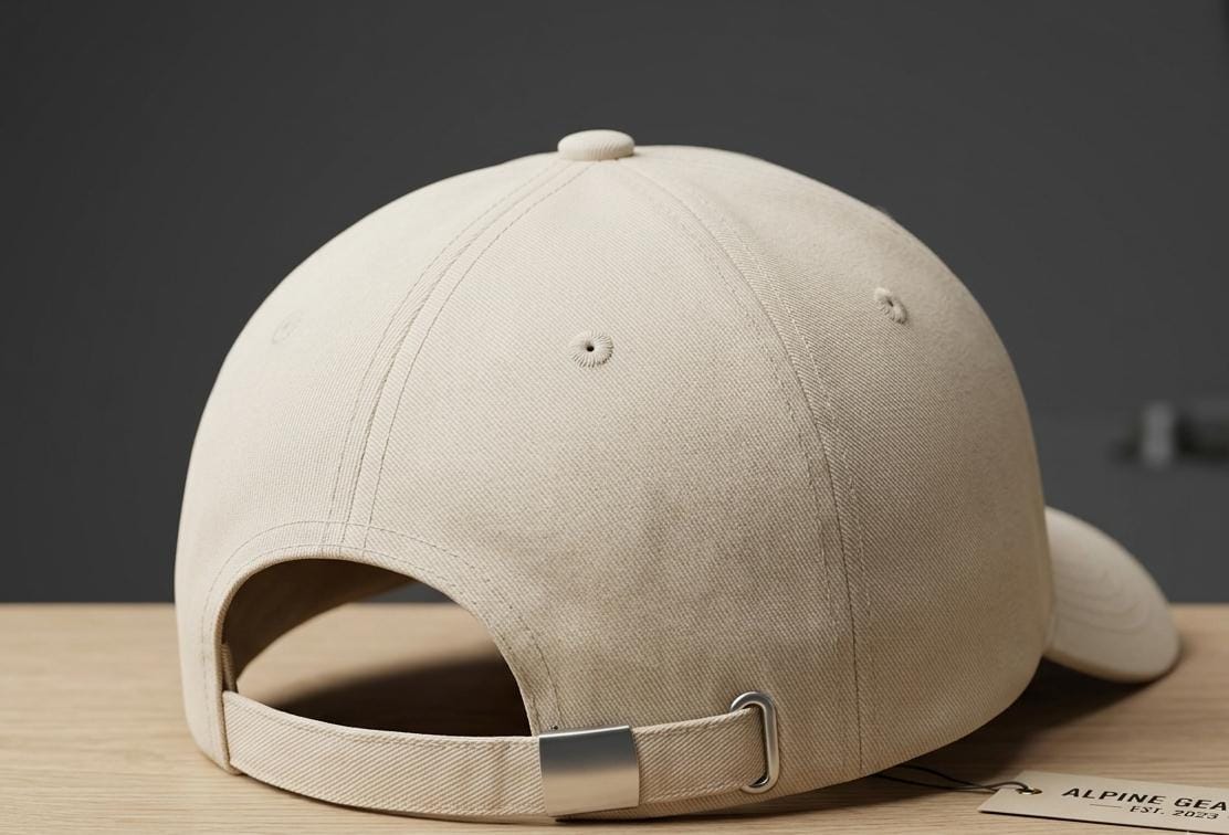 Hugo Premium Cotton Embroidered Unisex Cap – Off-White/Beige