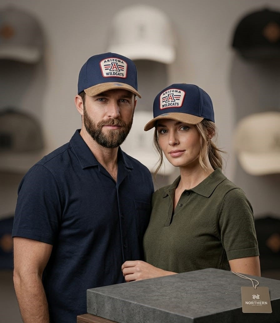 Arizona Wildcats Premium Imported Cap – Navy Blue & Brown