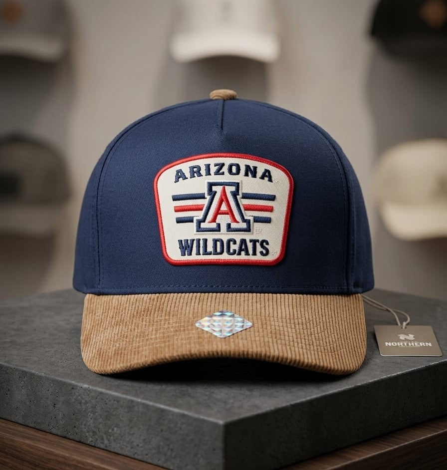 Arizona Wildcats Premium Imported Cap – Navy Blue & Brown
