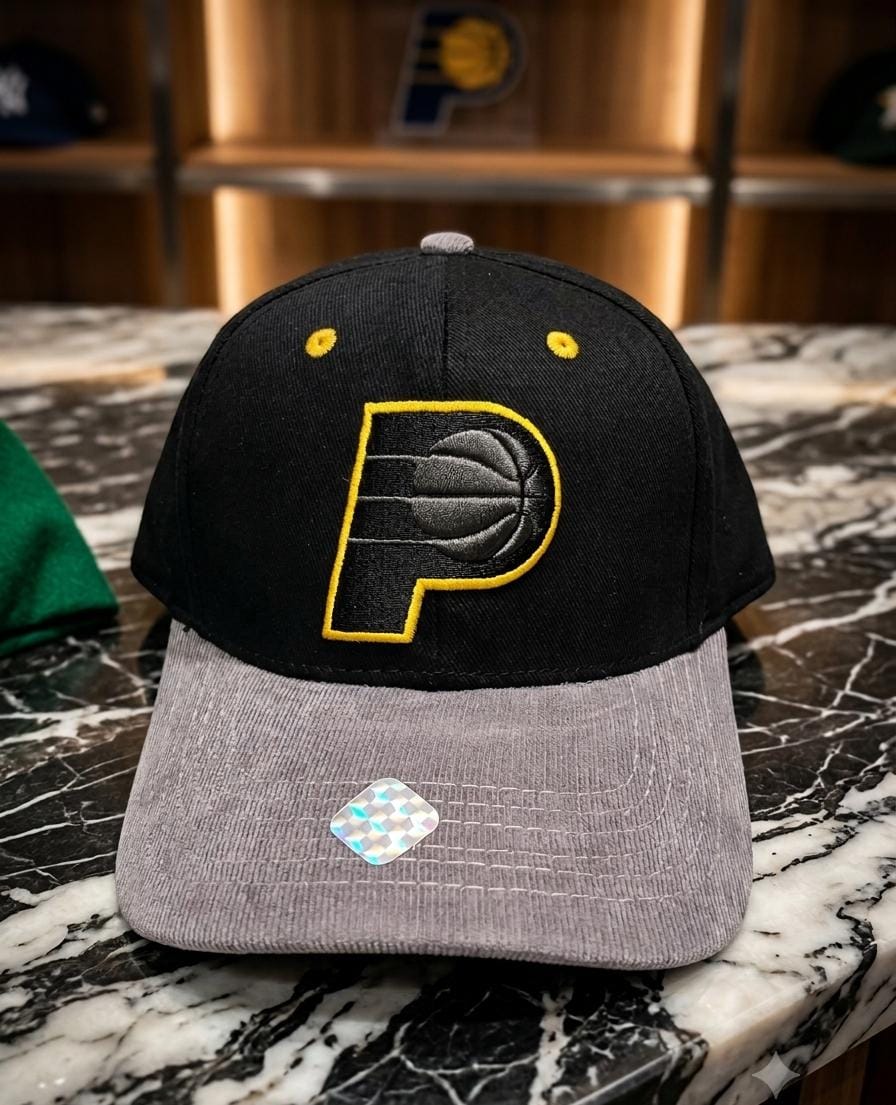 Indiana Pacers Premium Imported Cap – Black & Grey