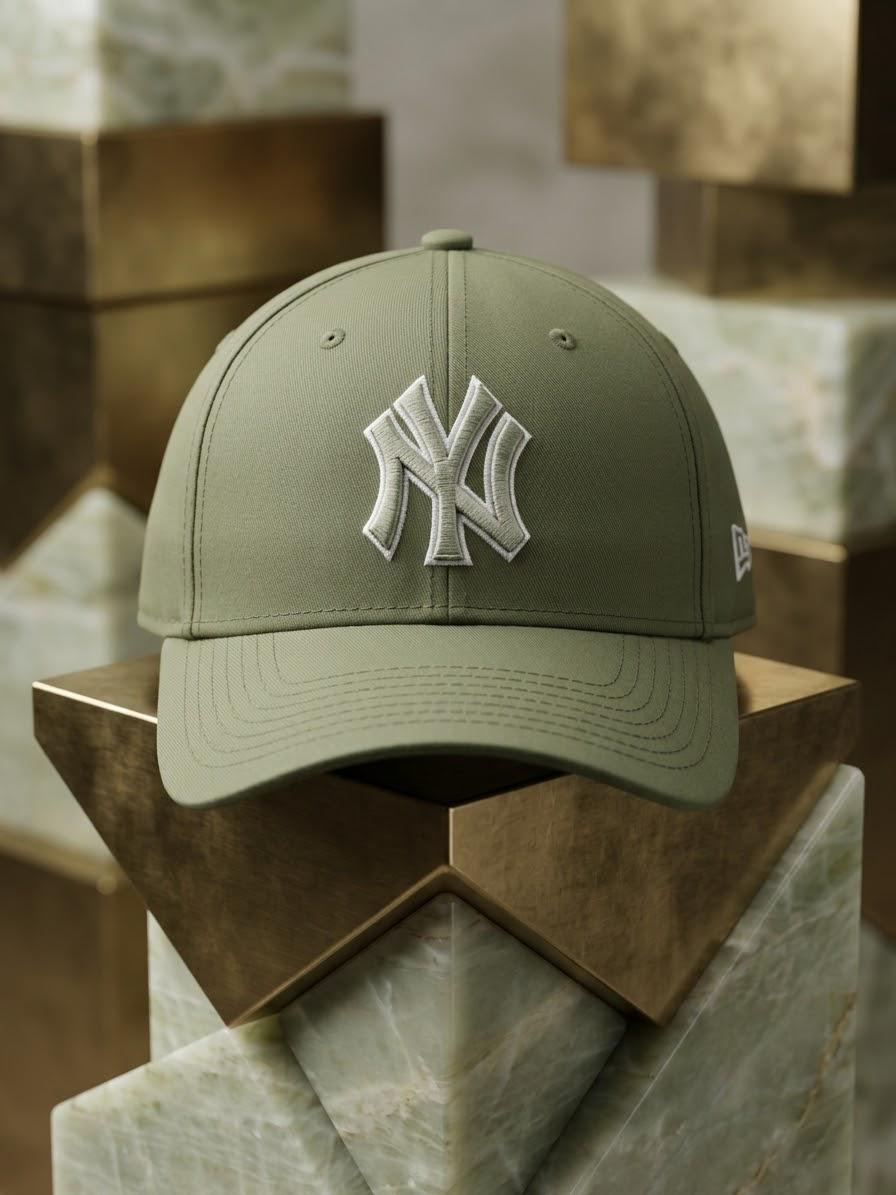 New York Yankees Olive Green Baseball Cap | Premium Embroidered NY Headwear