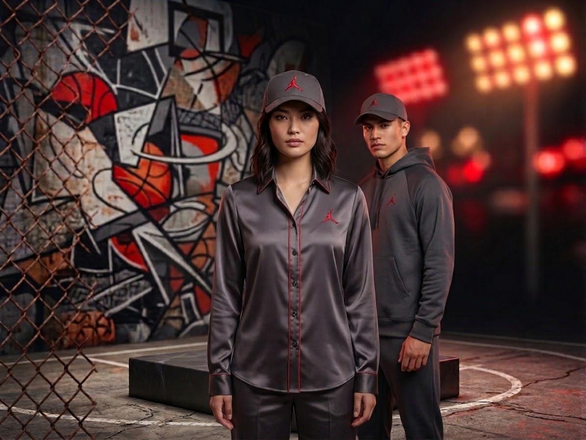 Jordan Classic Dark Grey & Red Cap – Streetwear & Athletic Headwear