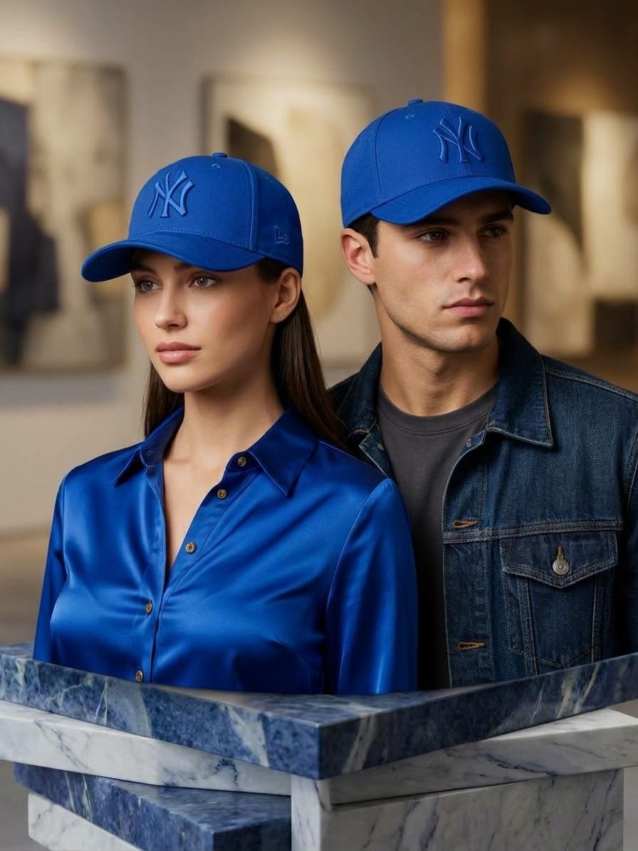 NY Yankees Vibrant Blue Cap – Classic Streetwear Baseball Hat