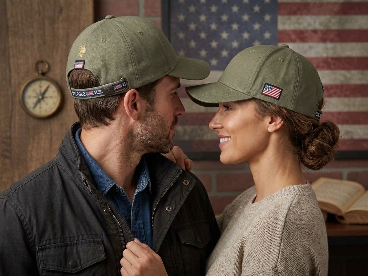 Olive Green 1890 Heritage Premium Imported Cap – Gold Emblem Edition